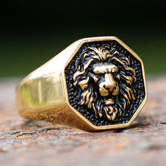 Anéis de cabeça de leão 3D - TUDOPARATI